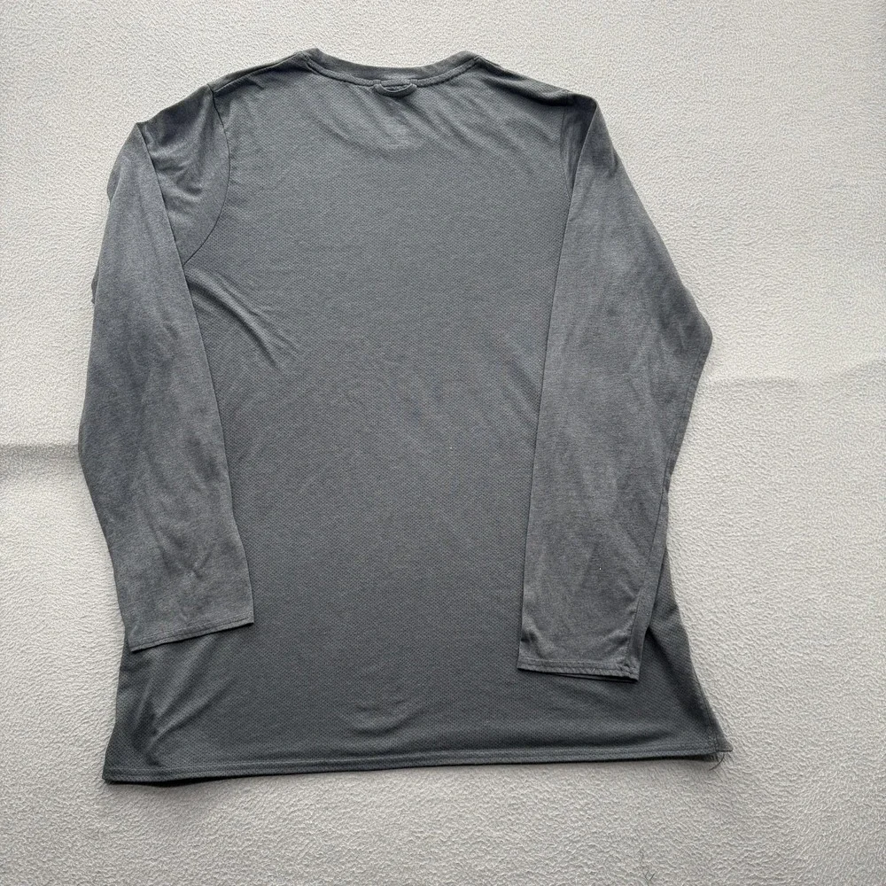 Jordan Dri-FIT‎ Shirt Mens Large Gray Long Sleeve Basketball Performance Top
